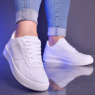 Tênis Branco Casual Unissex